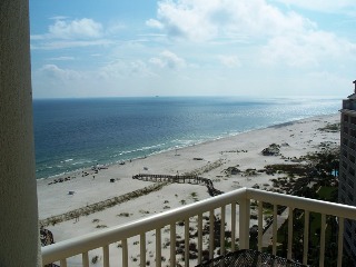 View of the Gulf from The Beach Club in Gulf Shores